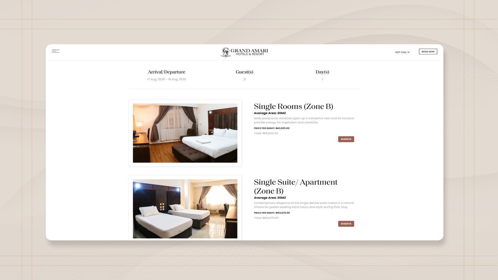 Grand Amari Hotels project image