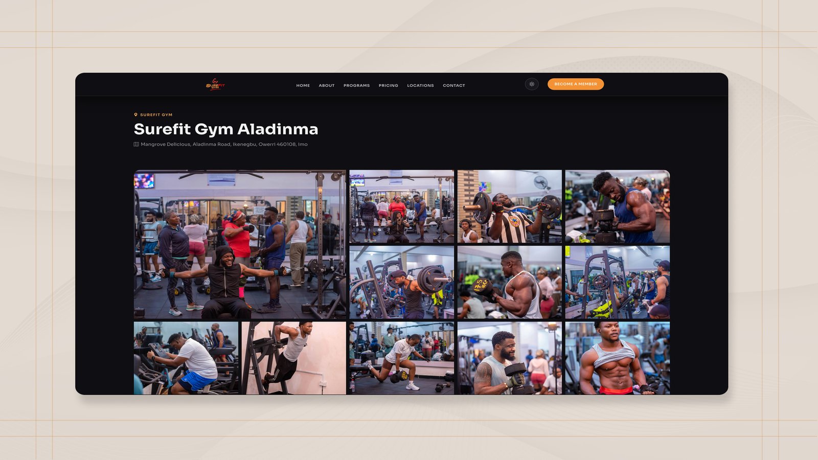 Surefit gym project image